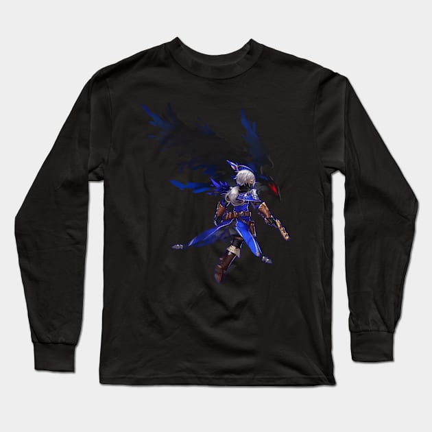 Fantasy MMORPG Character Long Sleeve T-Shirt by GamingAtMax